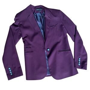 Elizabeth and James Deep Burgundy Blazer
